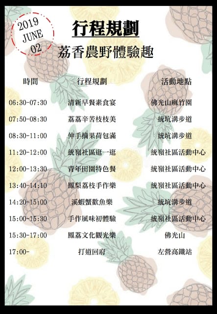 [親子旅遊]【沁涼鳳荔水水行X跟著大佛採食趣】踩線團，鳳荔季最強體驗活動精彩出發！