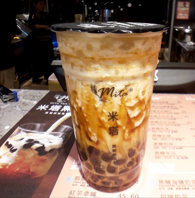 ［美食］米塔黑糖-台南新市店/好喝的黑糖珍珠鮮奶！