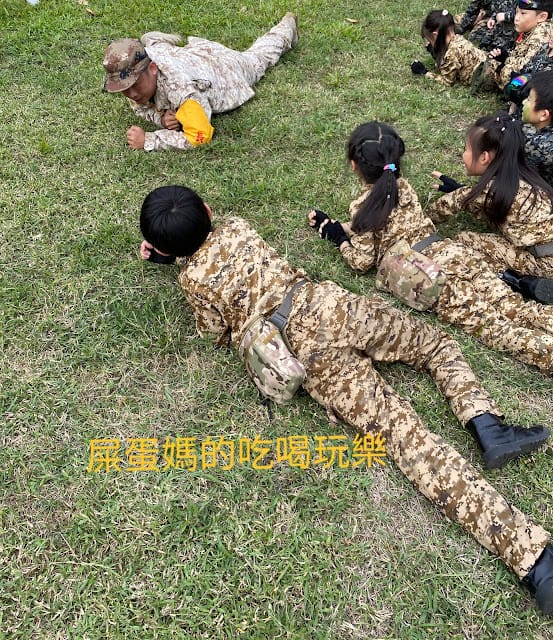 [親子體驗]Q阿米軍事體驗營,萌兵集合!匍匐前進/跳躍訓練/火箭炮射擊/搶救小兵