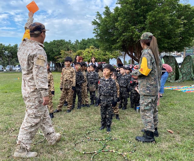[親子體驗]Q阿米軍事體驗營,萌兵集合!匍匐前進/跳躍訓練/火箭炮射擊/搶救小兵