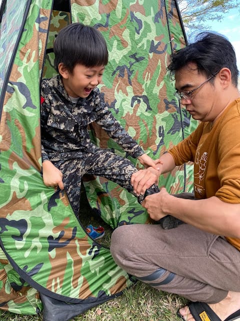 [親子體驗]Q阿米軍事體驗營,萌兵集合!匍匐前進/跳躍訓練/火箭炮射擊/搶救小兵