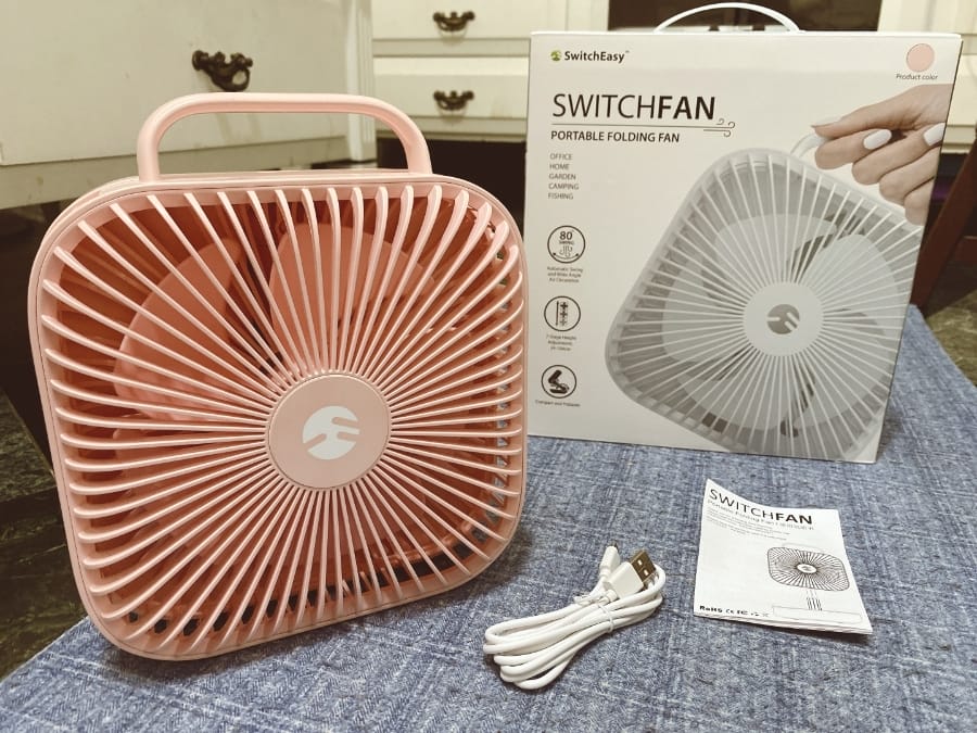 美國SwitchEasy折疊式行動電風扇,隨時隨地都能享受風的吹拂,就是怕你熱!