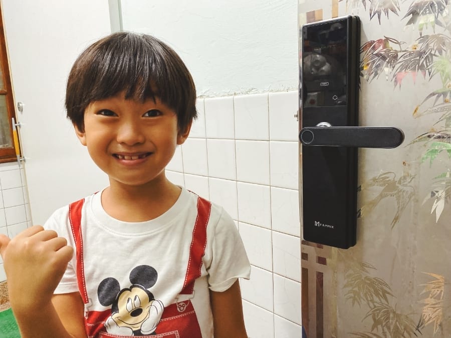 FAMMIX五合一智慧指紋安全電子鎖,安心在家的守護神!