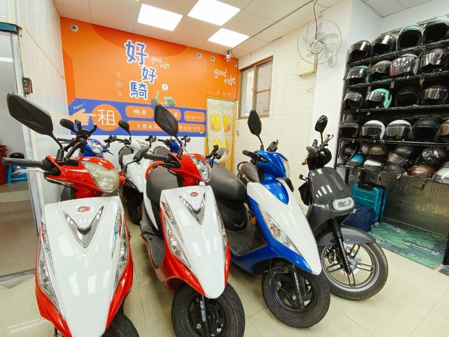 台南租車推薦~好好騎出租機車,免加壓證件、3/4安全帽、免費手機架,讓你輕鬆走跳台南!