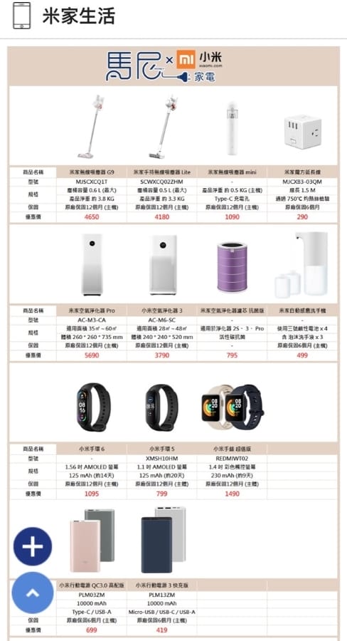 台南通訊行推薦~馬尼行動通訊,小米家電這裡買就對了!