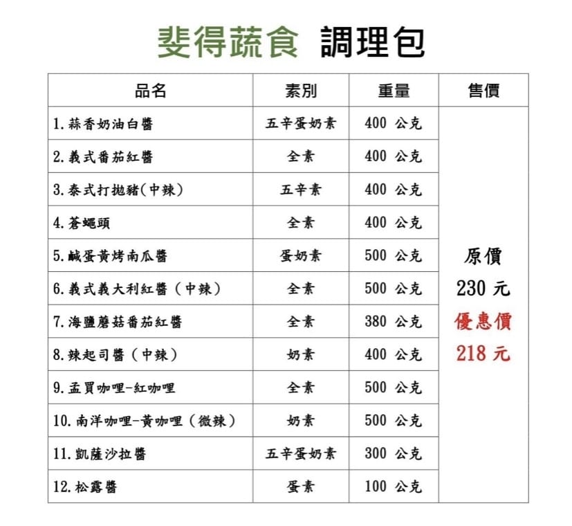 台中美食~Verdure 斐得蔬食素食調理包,在家也能夠DIY出素食好味道!