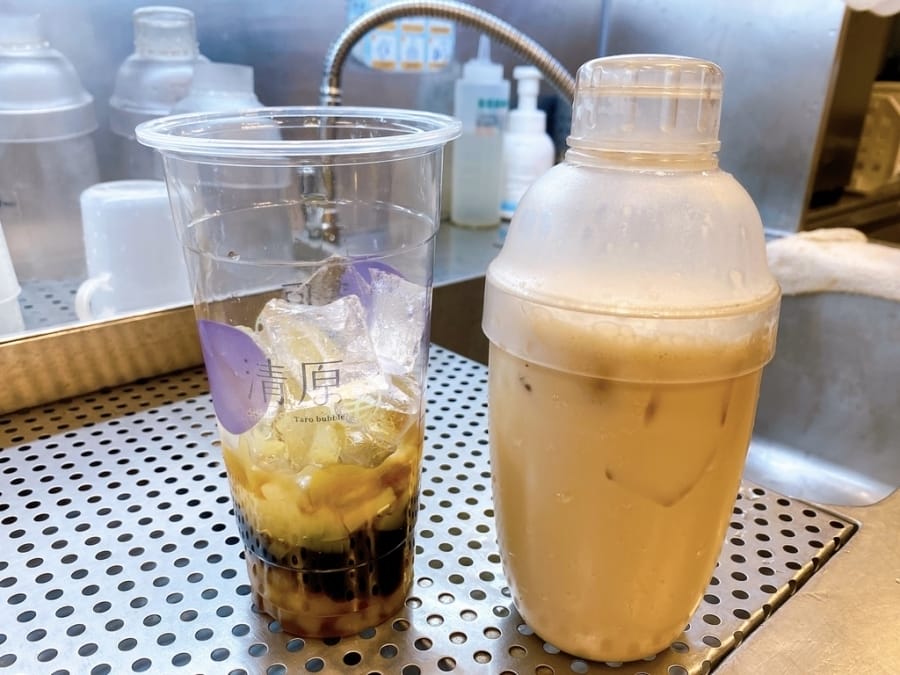 台南飲料店推薦~清原芋圓仁和店豐富芋頭配料,讓嘴巴鼓鼓好滿足!