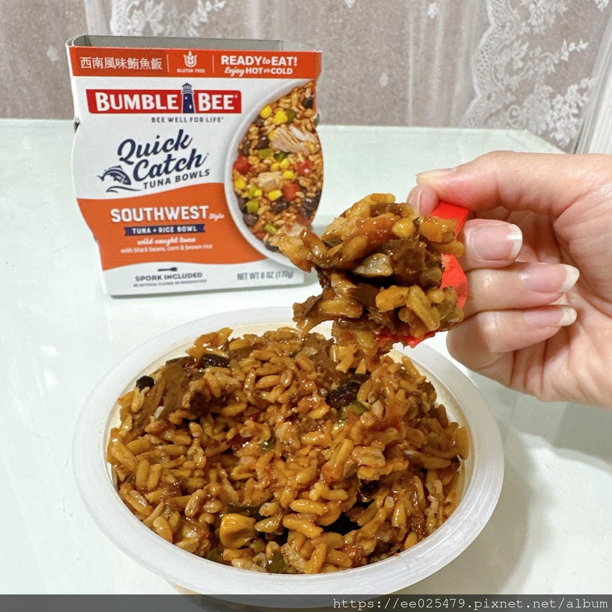 Bumblebee 即食鮪魚餐~照燒鮪魚香米飯、美國西南風鮪
