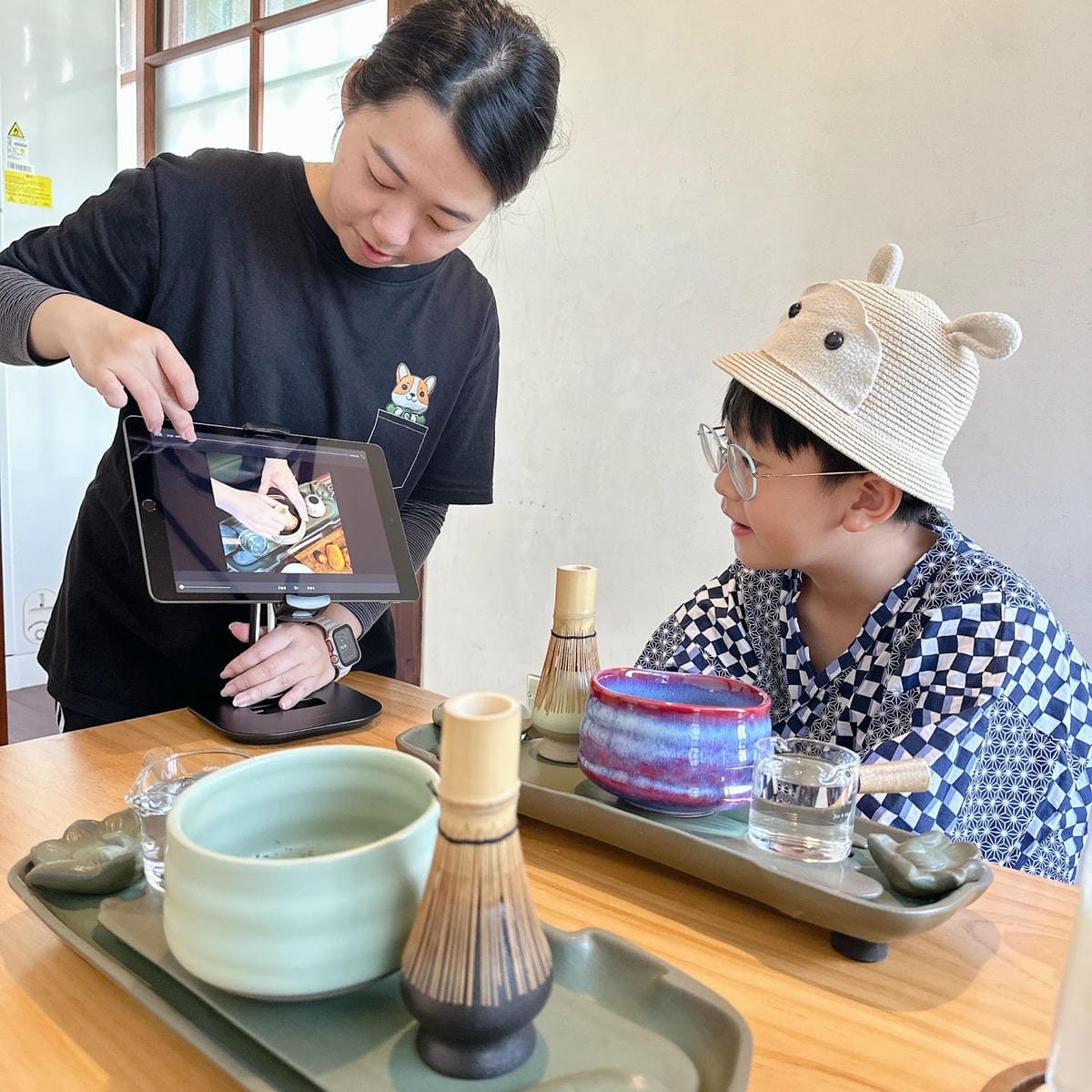 台南景點/親子景點推薦～十八品茶席 宋代末茶刷茶文化體驗，自