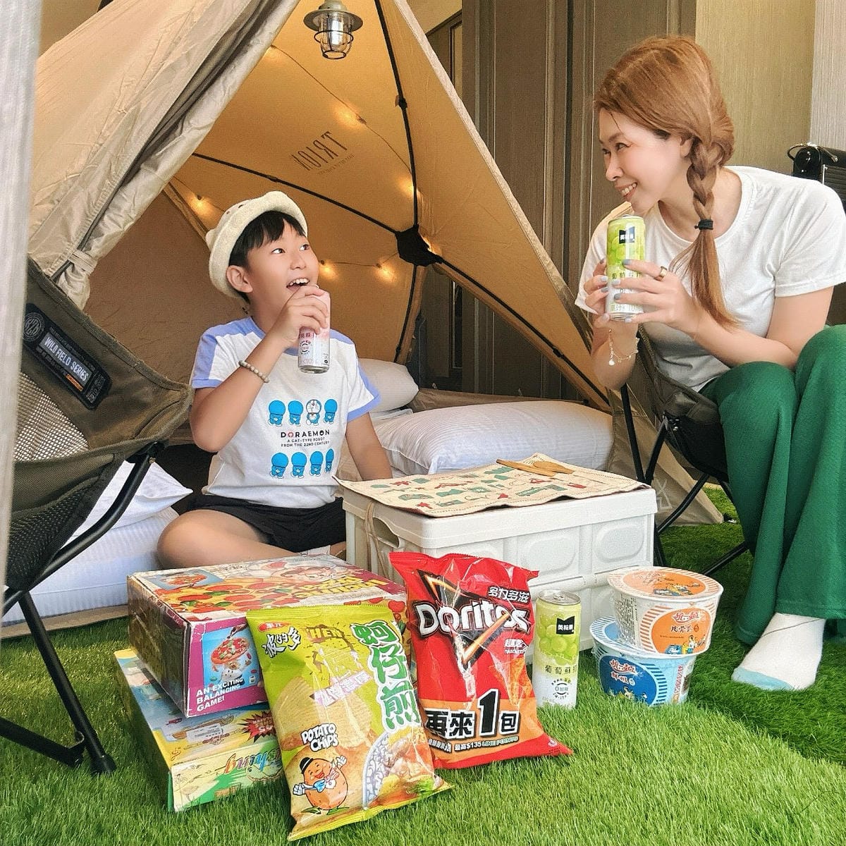 想露營又不想晒太陽，就入住內湖凱旋酒店開啟城市露營之旅吧！