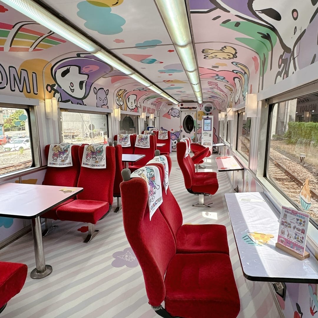 坐著環島之星萌旅號~三麗鷗列車出遊去!把台灣美景一覽無遺,悠 坐著環島之星萌旅號~三麗鷗列車出遊去!把台灣美景一覽無遺,悠