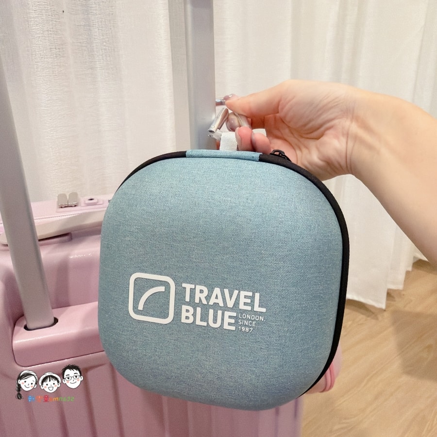 旅遊選品推薦～帶上Travel Blue ALL IN ONE 好物～寧靜頸枕、頸枕收納盒、斜背包、眼罩、耳塞、旅行背包、背包，出遊好輕鬆～