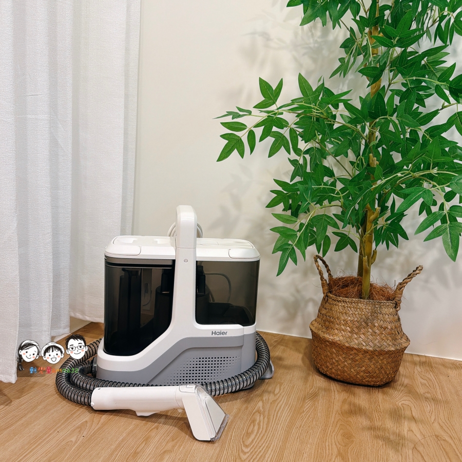 Haier 海爾白小勁R10織物清潔機 噴水、刷洗、吸汙三合一～沙發、床墊、陳年髒污、黑水大釋放，家中布面不再丟水洗！