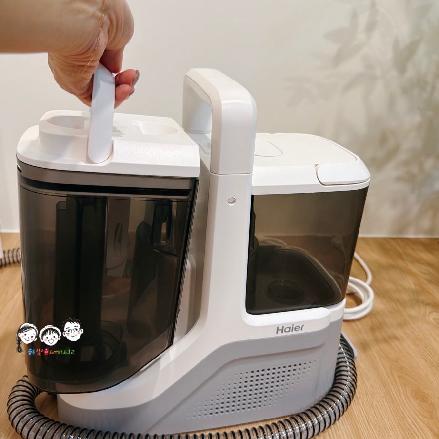 Haier 海爾白小勁R10織物清潔機 噴水、刷洗、吸汙三合一～沙發、床墊、陳年髒污、黑水大釋放，家中布面不再丟水洗！